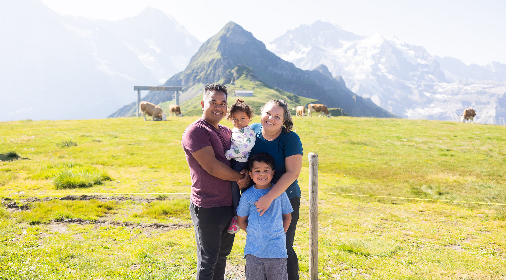 Our Family Vacation on Credit Card points to Wengen Switzerland - Our Long Life Blog